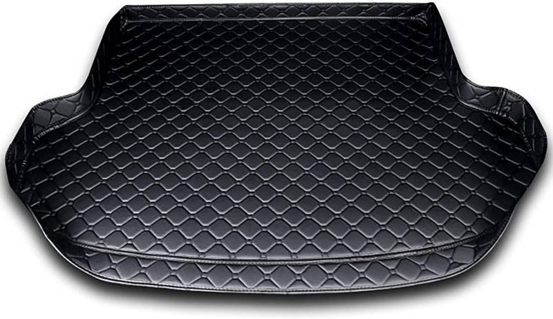 Auto Leder Kofferraummatten für Mercedes Benz ML W164 2006-2011, Kofferraum Schutzmatte Kofferraumwanne Teppich rutschfest Staubdicht ZubehöR,A-Black von TONFON