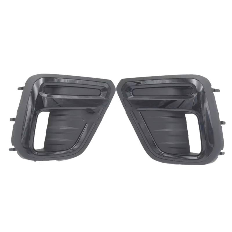 Lüftungsgitter Stoßfänger Kompatibel Mit Subaru Für Forester Für SK 2019-2021 Nebelscheinwerfer Shell Front Nebelscheinwerfer Lünette Rahmen Abdeckung Nebelscheinwerfer Trim Haube Abdeckung(Black-2PCS von TONMHXA