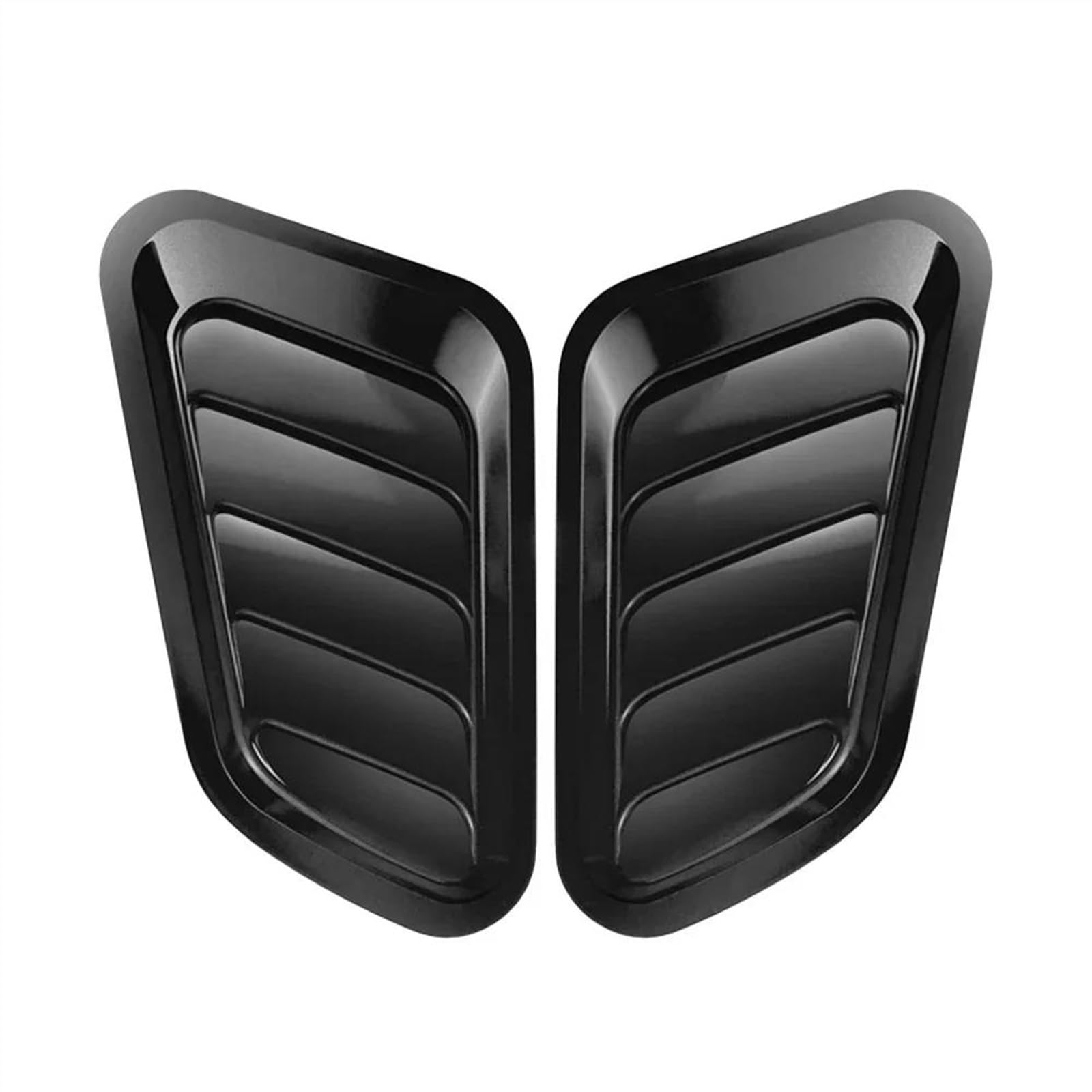 TONMHXA 2PCS Universal Hood Tuning Dekoration Air Intake Auto Hood Scoop Bonnet Vent Abdeckung Hood Vent Abdeckung Turbo Motorhaube Auto Körper Dekor Auto Lufteinlass Schaufel(2) von TONMHXA