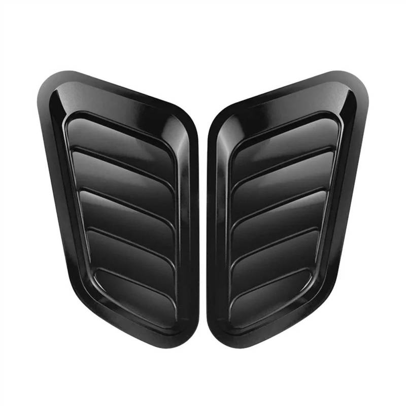 TONMHXA 2PCS Universal Hood Tuning Dekoration Air Intake Auto Hood Scoop Bonnet Vent Abdeckung Hood Vent Abdeckung Turbo Motorhaube Auto Körper Dekor Auto Lufteinlass Schaufel(2) von TONMHXA