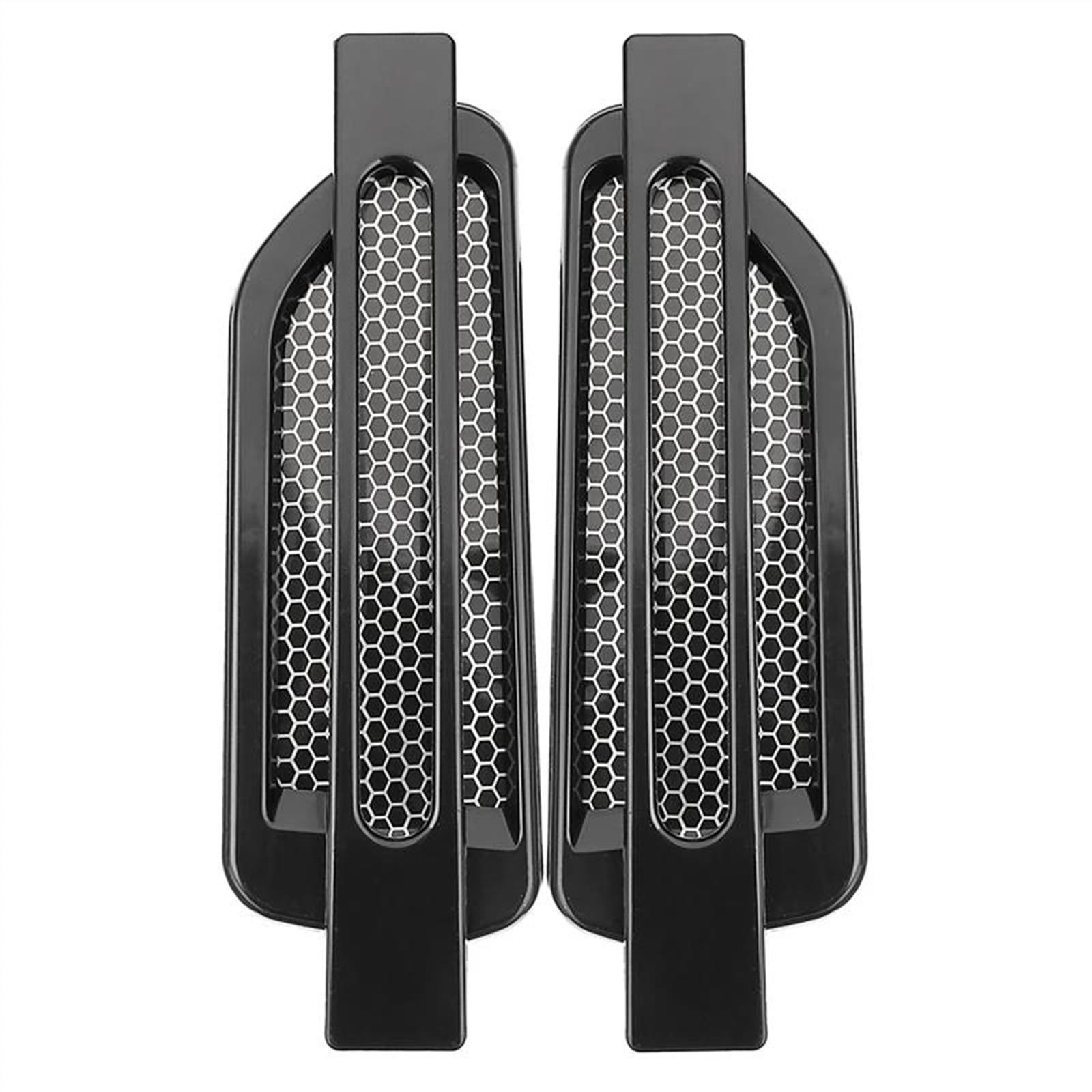 TONMHXA 2Pcs Universal Side Vent 3D Aufkleber Dekoration Auto Abdeckung Intake Grille Kanal Decor Seite Vent Auto Geändert Teile Auto Lufteinlass Schaufel von TONMHXA