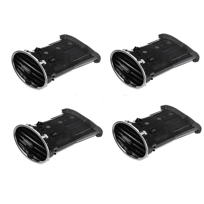 TONMHXA Auto Air Vent Abdeckung Kompatibel Mit Ford Für Focus Mk2 2005 2006 2007 2008 2009 2010 2011 Auto-Klimaanlage Lüftungsgitter Auslassplatte Montage Autozubehör(4PCS) von TONMHXA