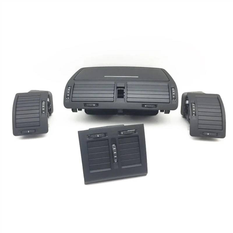 TONMHXA Auto Air Vent Abdeckung Kompatibel Mit Skoda Für Octavia 2004 2005 2006 2007 2008 2009 2010 2011 2012 2013 1ZD819701 Auto-Armaturenbrett-Klimaanlagen-Auslassrahmen(One Set) von TONMHXA