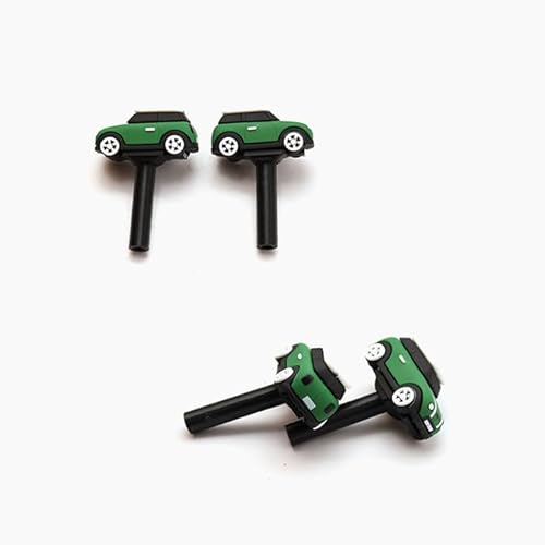 TONMHXA Kompatibel Mit Mini Für Cooper JCW F54 F55 Für F60 R55 R56 R59 Für R60 Türstift Dekoratives Türinnenzubehör Autotürschlossstiftkappe Türschloss Pin Abdeckung(Green) von TONMHXA