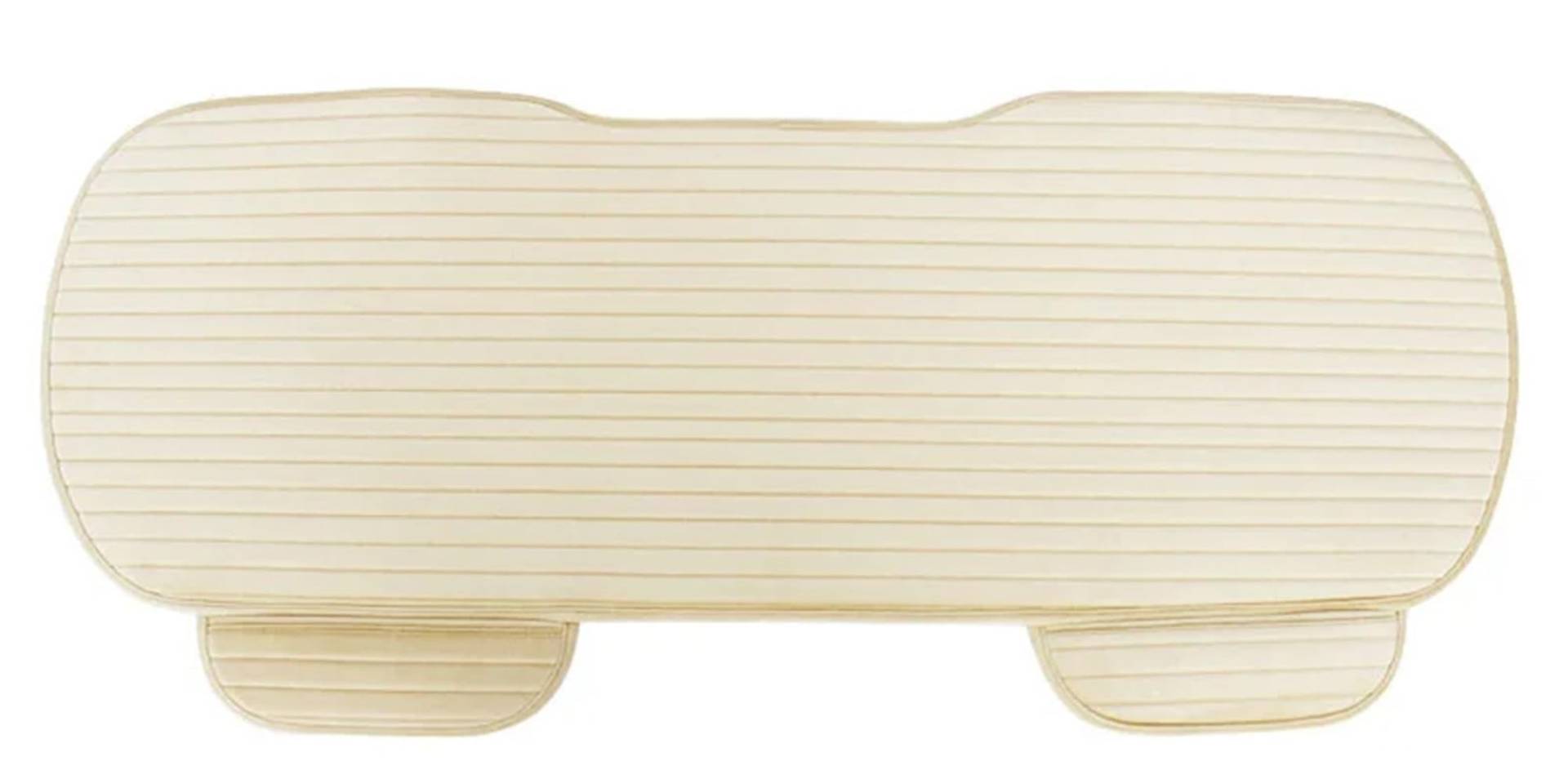 TONMHXA Sitzbezüge Auto Autositzbezug Vorne Hinten Kissen Autozubehör Universa Sitzschutz Matte Pad Automobil Innen Autositz Schutzpolster(Beige,Rear) von TONMHXA