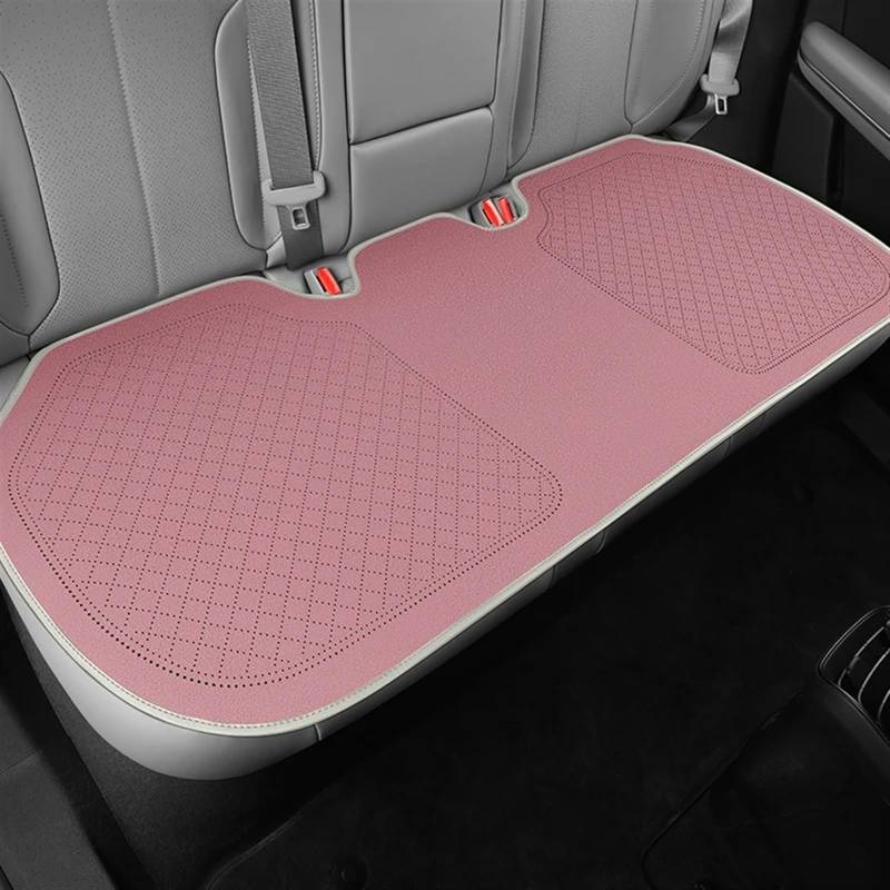 TONMHXA Sitzbezüge Auto Kompatibel Mit Land Für Cruiser 100, Atmungsaktive Autositzbezüge, Auto-Innenraum-Autositz-Schutzpolster, Autositzkissen, Autozubehör(Pink,1pc Rear pad) von TONMHXA