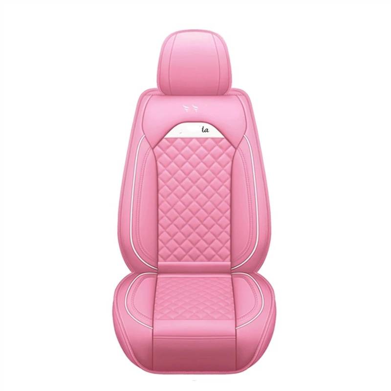 TONMHXA Sitzbezüge Auto Kompatibel Mit Mitsubishi Universal-Autositzbezug-Zubehör, Autositz-Schutzpolster, Auto-Innenraum-Autositzbezüge(Pink) von TONMHXA