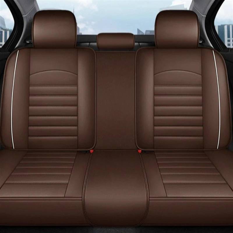 TONMHXA Sitzbezüge Auto Universal All Inclusive Auto Sitz Abdeckung Zubehör Protector Auto Vorne/hinten Sitz Abdeckung Auto Zubehör Auto Sitz Schutz Pads(Brown,Rear pad) von TONMHXA