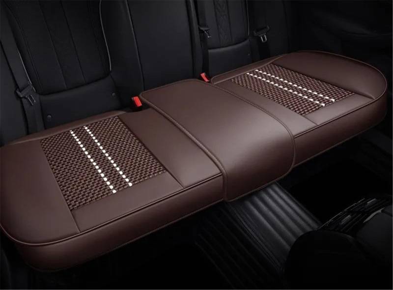 TONMHXA Sitzbezüge Auto Universal Auto Sitz Abdeckung Auto Vordersitz Abdeckung Kissen Auto Innen Schutz Sitz Abdeckung Zubehör Auto Sitz Schutz Pads(Brown,Rear) von TONMHXA