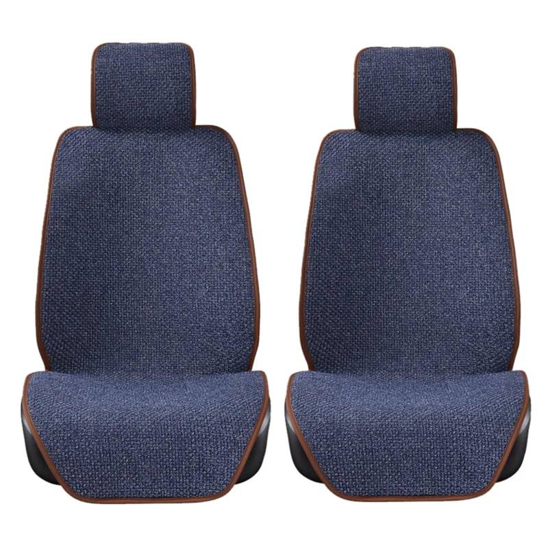 TONMHXA Sitzbezüge Auto Universal Auto Sitz Abdeckung Vorne Hinten Zurück Auto Sitzkissen Sitz Pad Schutz Auto Zubehör Auto Kissen Schutz Matte(Blue,Full Set) von TONMHXA