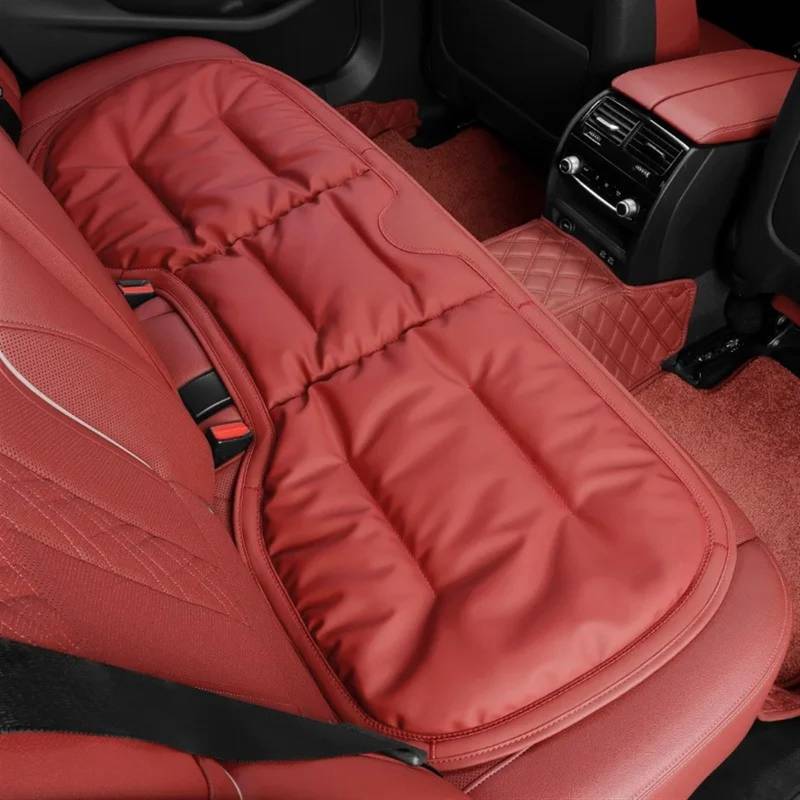 TONMHXA Sitzbezüge Auto Universal Auto Sitzbezüge Kissen Sitz Schutzhülle Auto Zubehör Auto Vorne/hinten Sitz Abdeckung Automobil Innen Auto Sitzkissen(Red,C) von TONMHXA