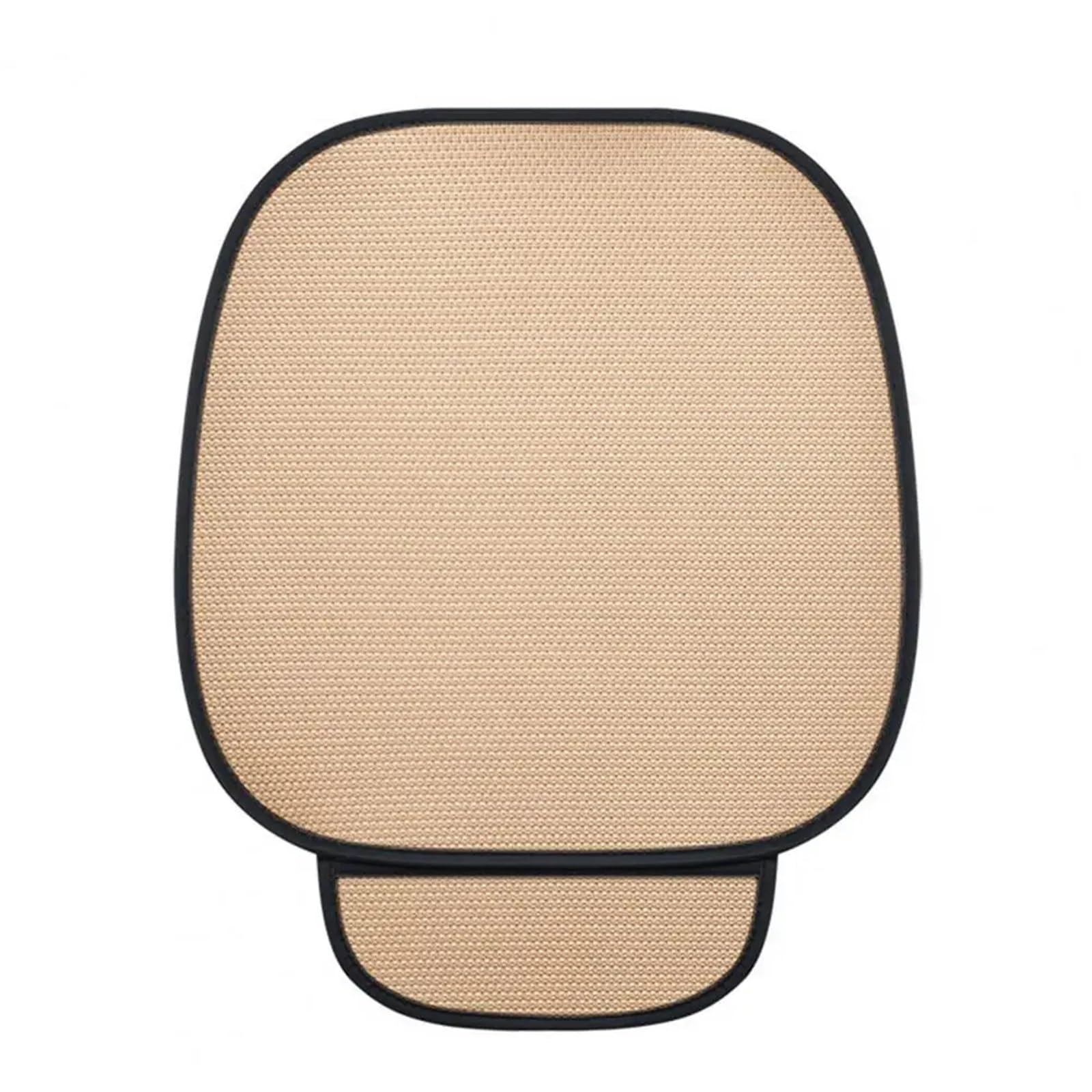 TONMHXA Sitzbezüge Auto Universal Auto Sitzkissen Atmungsaktive Auto Sitz Abdeckung Kissen Automobil Innen Auto Sitz Schutz Pads Auto Kissen Zubehör(Beige,Front) von TONMHXA