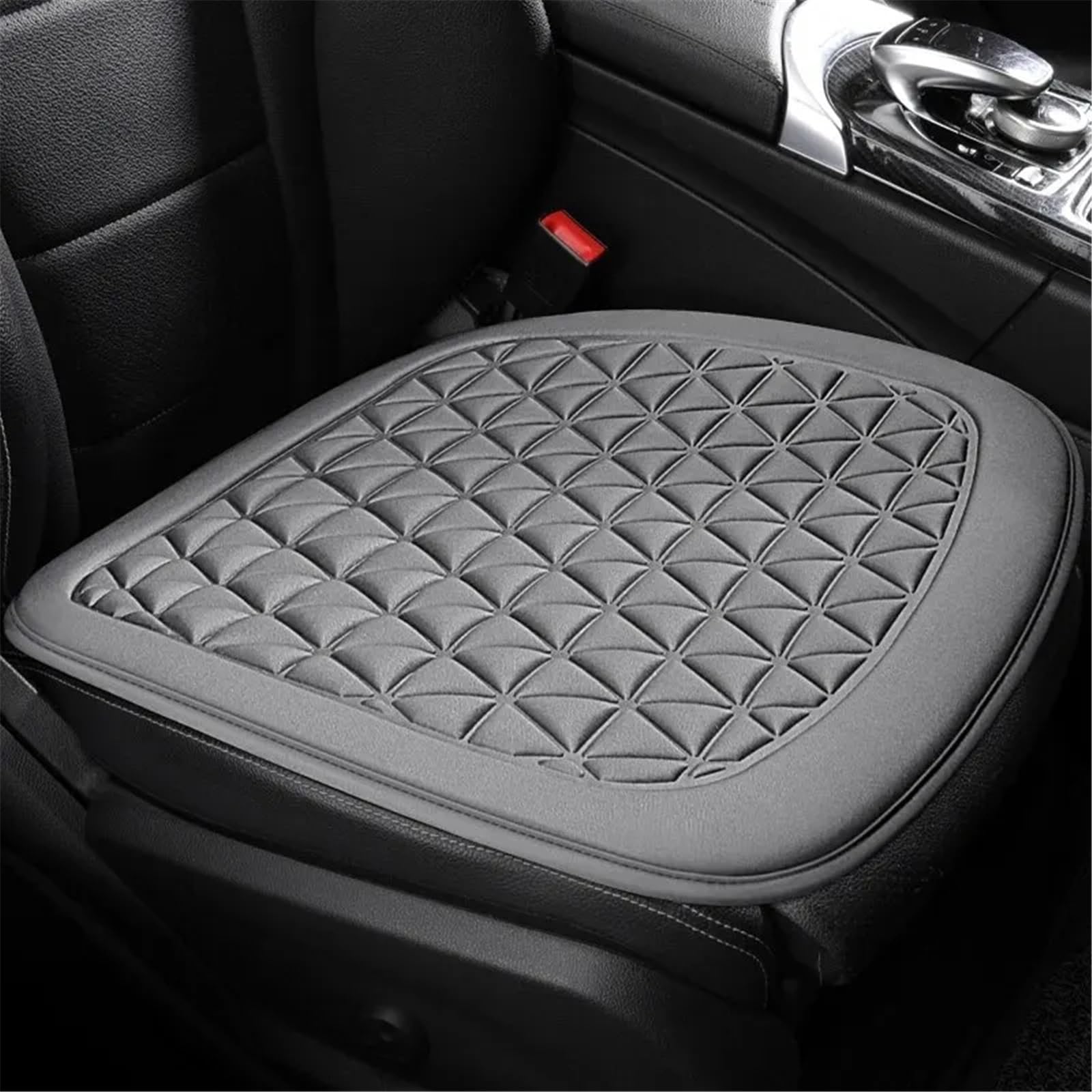 TONMHXA Sitzbezüge Auto Universal Auto Sitzkissen Automobil Innen Auto Sitz Schutz Pads Auto Kissen Schutz Matte Auto Zubehör(Gray,Front) von TONMHXA