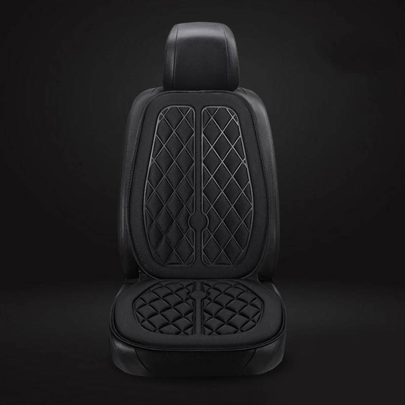 TONMHXA Sitzbezüge Auto Universal Auto Sitzkissen Zurück Sitzkissen Fahrzeuge Stuhl Auto Pad Sitz Abdeckung Automobil Innen Auto Sitz Schutz Pads Zubehör(Black) von TONMHXA