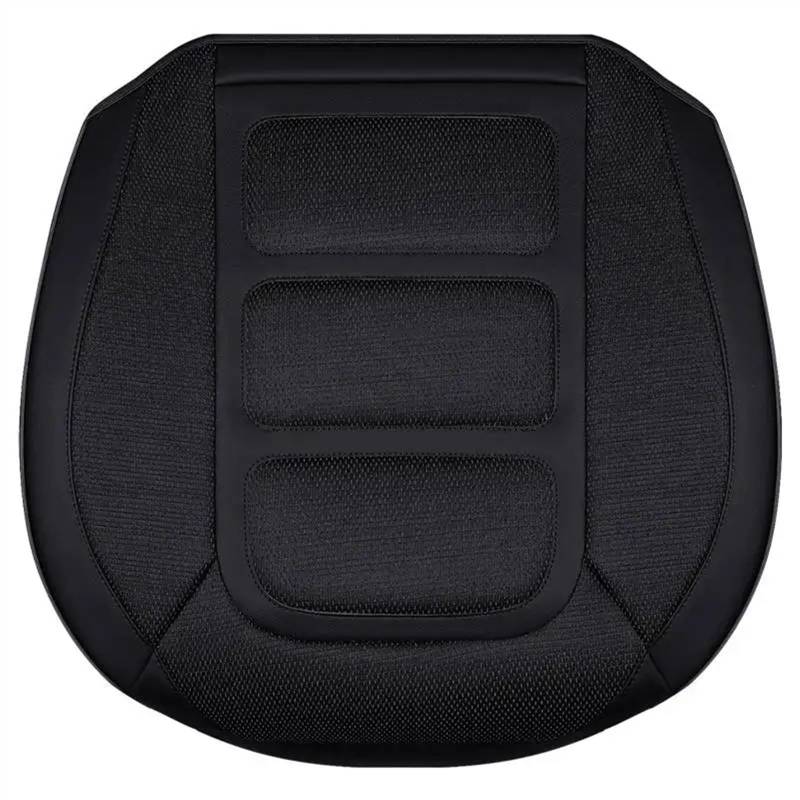 TONMHXA Sitzbezüge Auto Universal Automobil Innen Auto Sitz Schutz Pads Auto Vorne/hinten Sitz Abdeckung Auto Zubehör Auto Kissen Schutz Matte(Black,Full Set) von TONMHXA