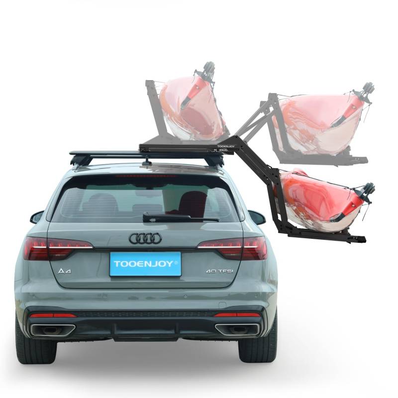 TOOENJOY Elevate Lift Assist Dachgepäckträger Kajakträger, SUV Bike Elevating Assist Camping Multiple Loading von TOOENJOY