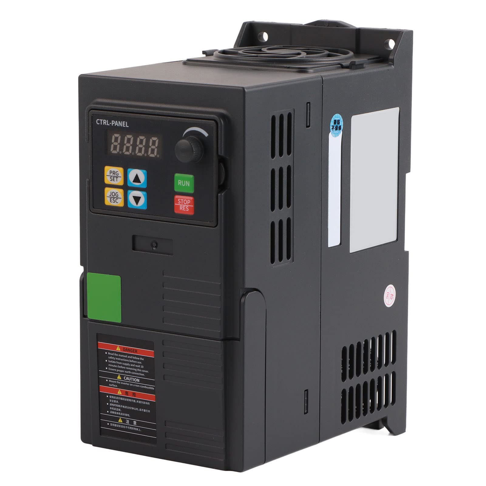 TOOLSGO 1 5KW Frequenzumrichter VFD Einphasig 220 240V Eingang 3 Phasen 0 240V Ausgang Vektorinverter mit RS 485 Bremseneinheit für Kleinmotoren von TOOLSGO