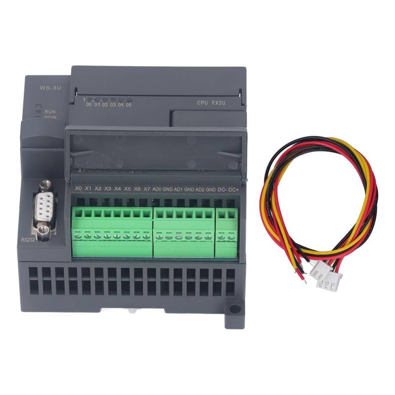 TOOLSGO 2-Kanal 60K PLC Industrie-Steuerplatine 8 Eingänge 6 Ausgänge DC24V 5A Programmierbarer Logikrelais-Controller Digitales Steuerungssystem mit Hochgeschwindigkeitszählung von TOOLSGO