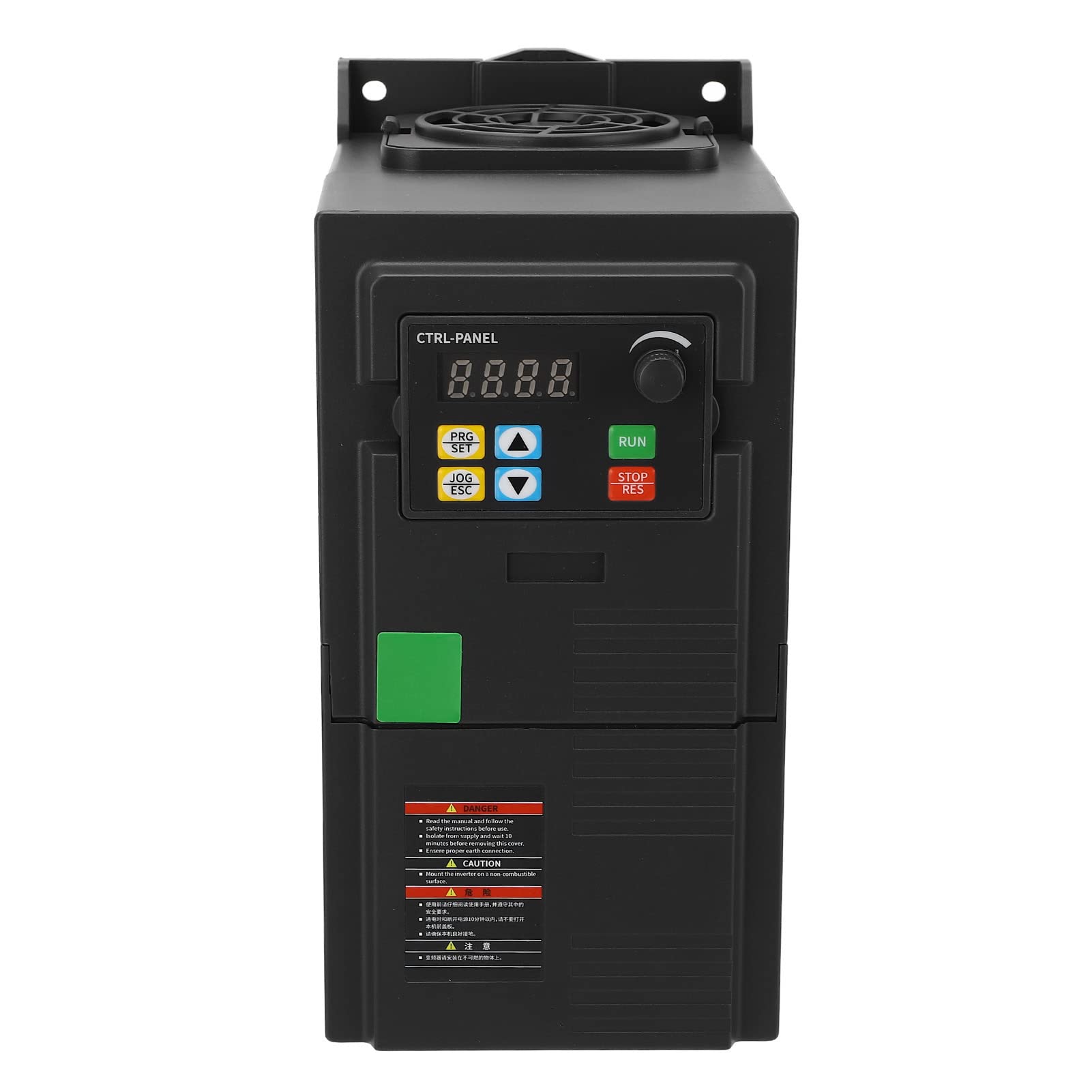 TOOLSGO 3KW Frequenzumrichter Einzelphase 220‑240V zu Drei-Phasen 0‑240V Vektor-Inverter mit RS 485 Bremsensteuerung für kleine Motoren von TOOLSGO