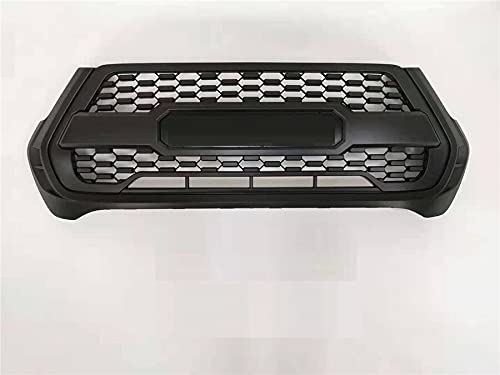 TOOWGM Modifizierte ABS Frontgrill Grills für Hilux Revo Rocco 2021 Pickup Auto Grill Außen Auto Zubehör Teile Mesh Maske Stoßstange (Revo ohne LED) von TOOWGM