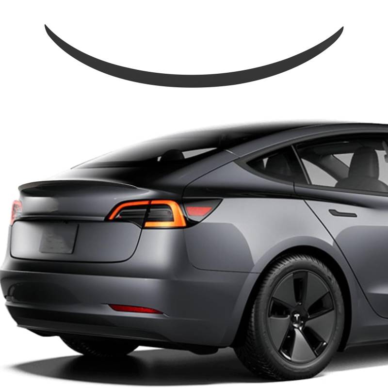 TOPABYTE Spoiler Original für Tesla Model Y Heckspoiler Flügellippe für Tesla 2020-2024 Model Y Zubehör ABS (Glänzend Schwarz) von TOPABYTE