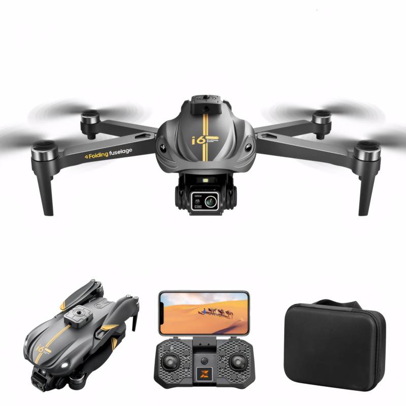 Drohne mit Kamera HD 4K,Faltbare mit FPV Übertragung, Kreisflug,3D Flip,One TasteRuckkehr,Headless Mode,Mini Drone Geschenk für Anfänger Kinder Jugendliche 3 Akku von TOPCHANCES