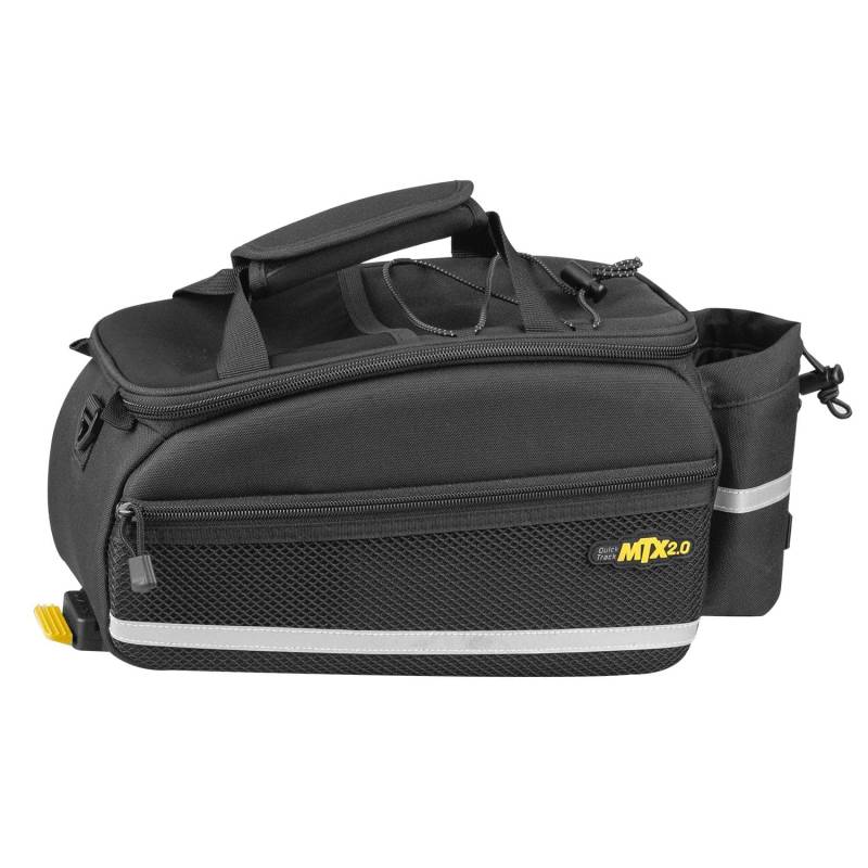 TOPEAK MTX 2.0 TrunkBag EX wasserdichte Fahrradkoffertasche, kompatibel mit Allen MTX QuickTrack 2.0 Racks, schwarz von TOPEAK