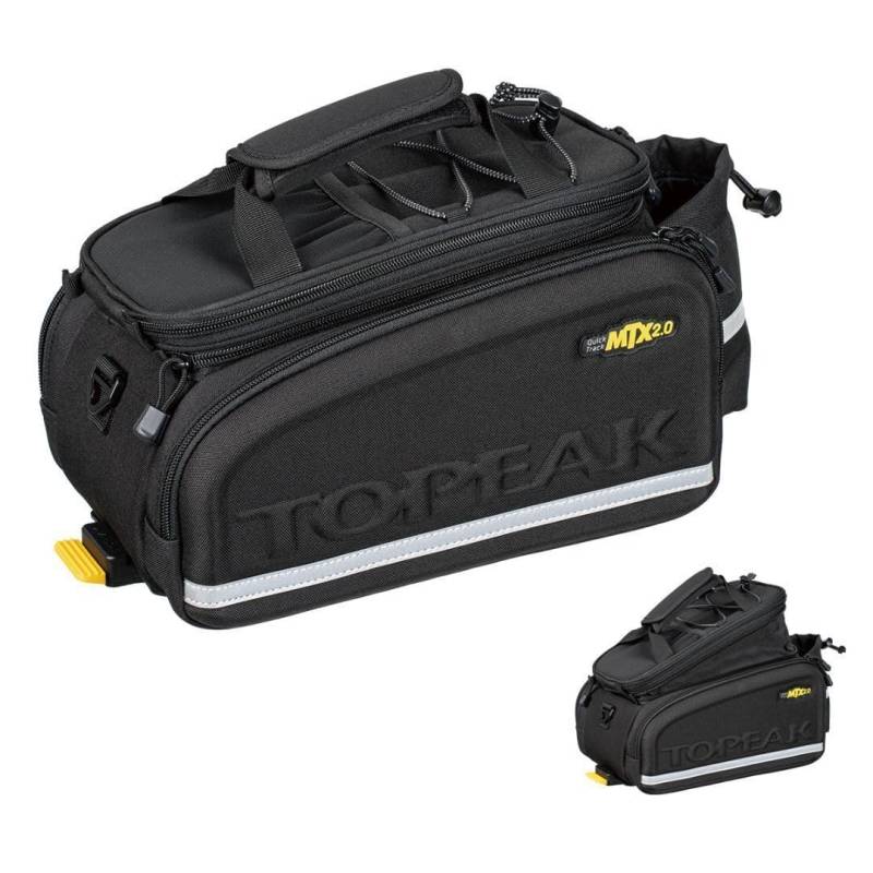 Topeak MTX 2.0 TrunkBag DX mit QuickTrack System - Erweiterbare Oberseite von TOPEAK