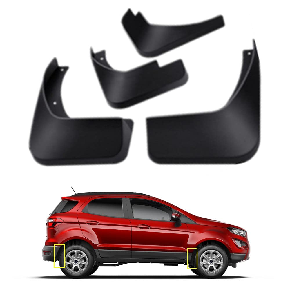 TOPGRIL Schmutzfänger-Set für Ford EcoSport 2018, 2019, 2020, 2021, vorne und hinten, 4-teiliges Set von TOPGRIL