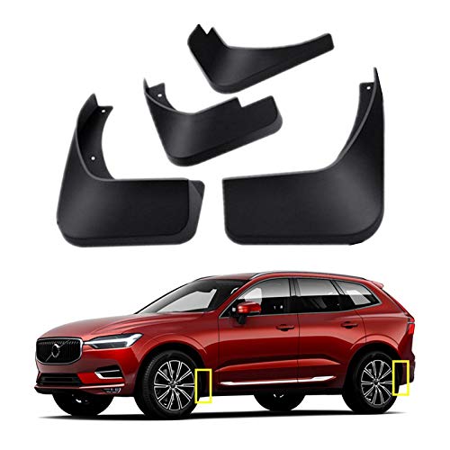 TOPGRIL Schmutzfänger-Set für Volvo XC60 2018 2019 2020 Schmutzfänger vorne und hinten, 4-teiliges Set von TOPGRIL