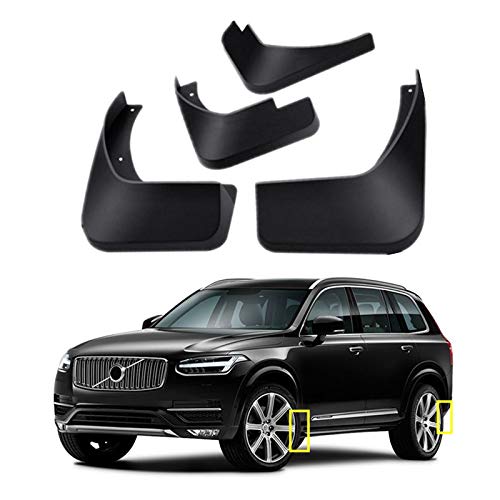 TOPGRIL Schmutzfänger-Set für Volvo XC90 2016–2021, Schmutzfänger, Spritzschutz, vorne und hinten, 4-teiliges Set von TOPGRIL