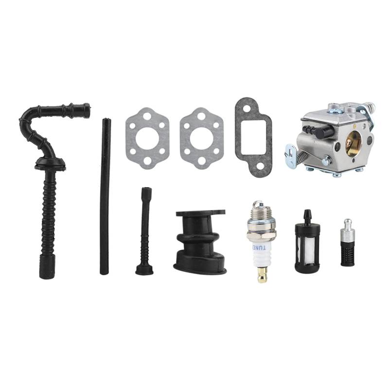 Vergaser Kit, Luftfilter Zündspule Kraftstoffleitungs Tuning Kit für MS210 MS230 MS250 Rasenmäher Zubehör von TOPINCN