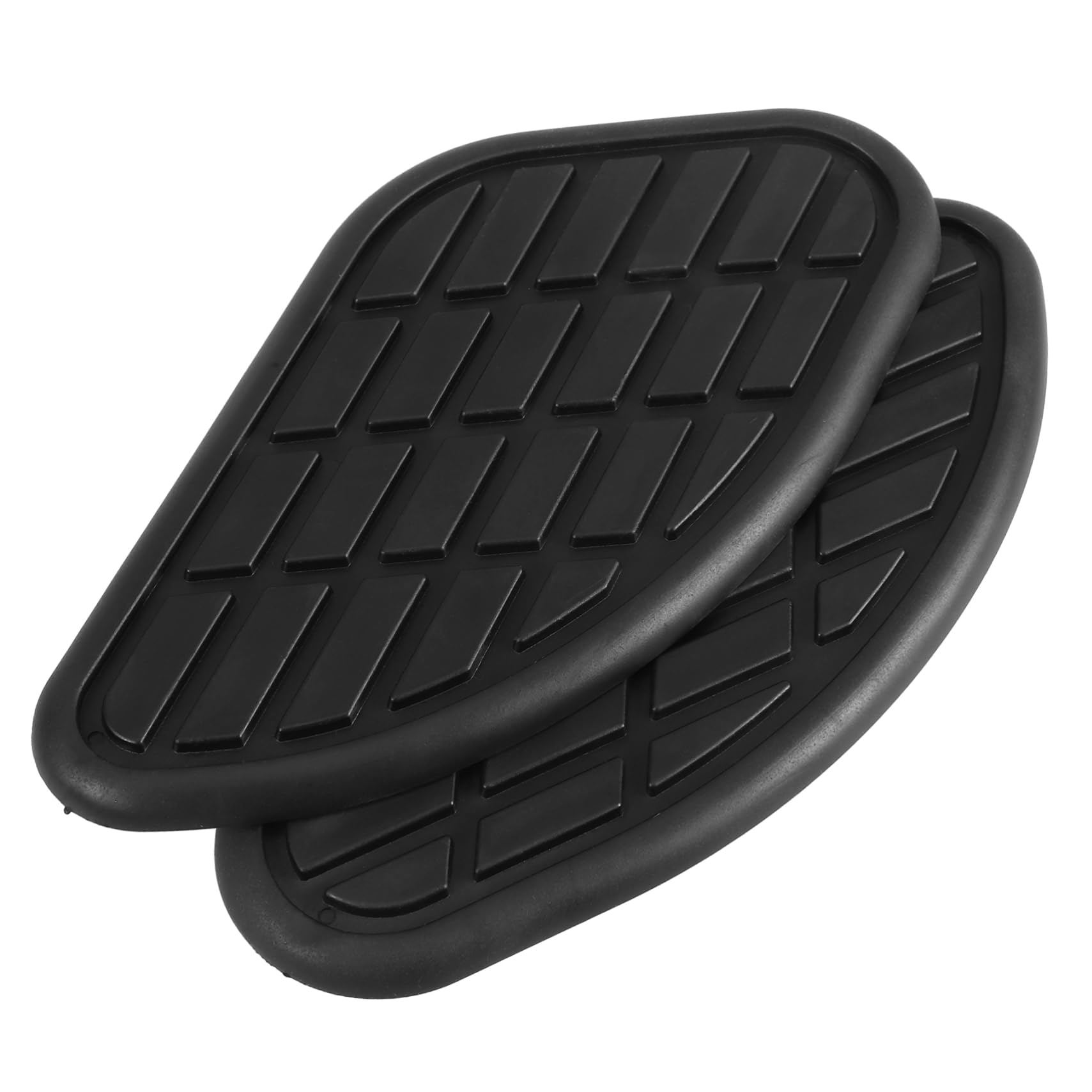 TOPPERFUN 1 Paar -tankaufkleber Tankpads -tankpad-aufkleber Tankpad Knieschützer Für Benzintank Aufkleber Kraftstofftankaufkleber -pads Gummi Black von TOPPERFUN