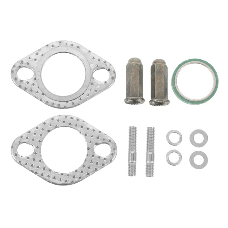 TOPPERFUN 1 Satz Abgasrohr -schraubenschlitz Motorradmotordichtungen Metalldichtung Auspuffdichtung Für Hohe Temperaturen Automotive-hardware-kit Zur Reparatur Hardware-dichtung Eisen von TOPPERFUN