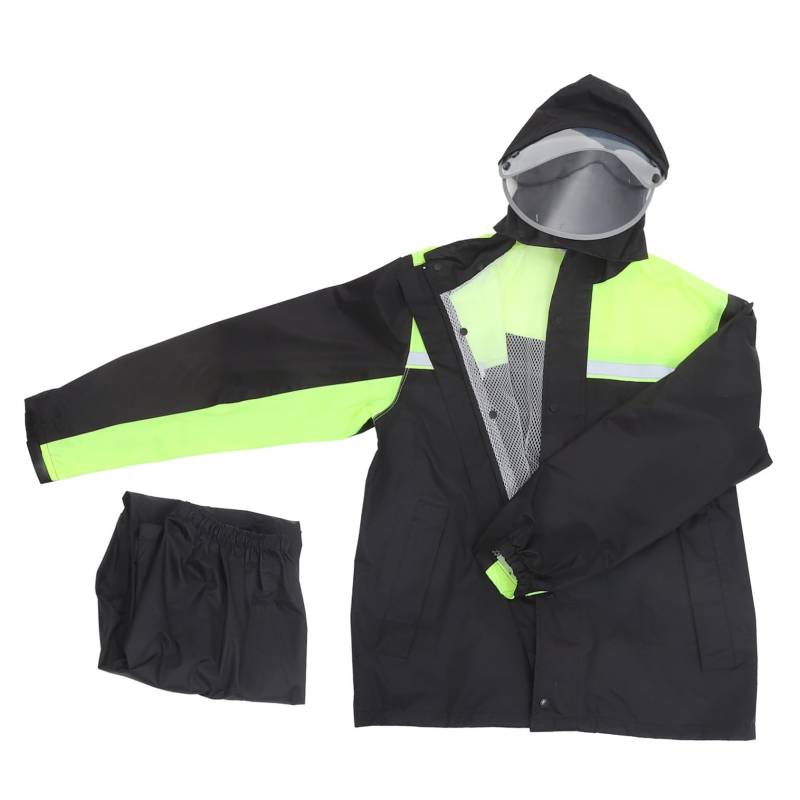 TOPPERFUN 1 Satz -Regenmantel Regenjacke wasserdichte Hose Herren Regenhose Regenkleidung und Hose -Regenanzug für Herren Regenanzug für PU-Kleber von TOPPERFUN