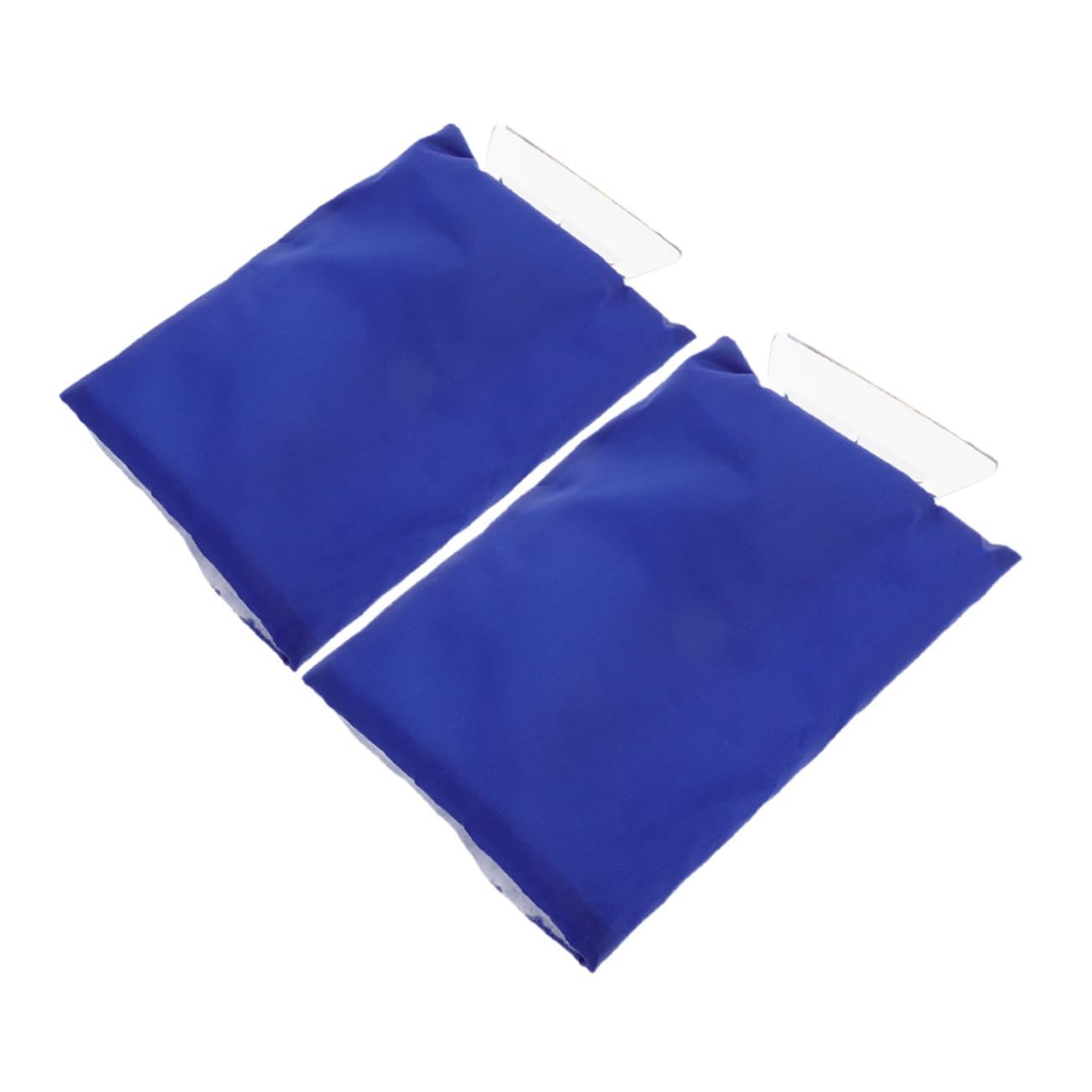 TOPPERFUN 2 Stück Schnees Chaufel Mit Warmen Handschuhen Auto Schneeräumung Auto Winterzubehör Auto Eisentferner Handschuh Zum Schaben Von Autofenstern Blue Transparentes Abs-Material von TOPPERFUN