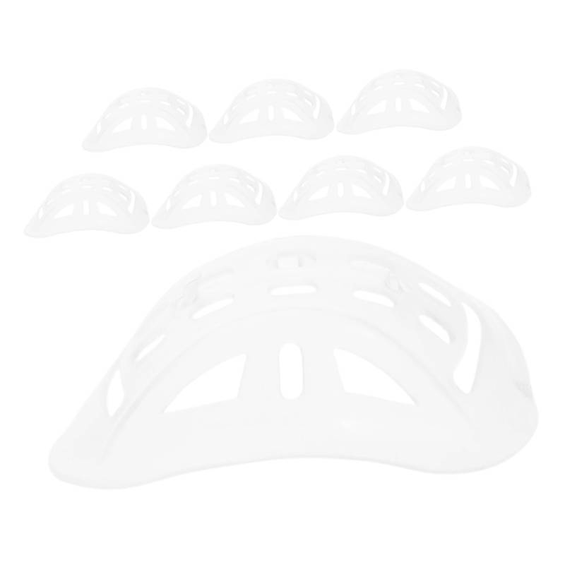 TOPPERFUN 8 Stück Helm Kinnpolster für Fußball Kinnpolster für schützendes Kinnpolster Zubehör für Baumützen Softball-Masken-Kinnpolster Kinnschutz Cups pp Transparent von TOPPERFUN