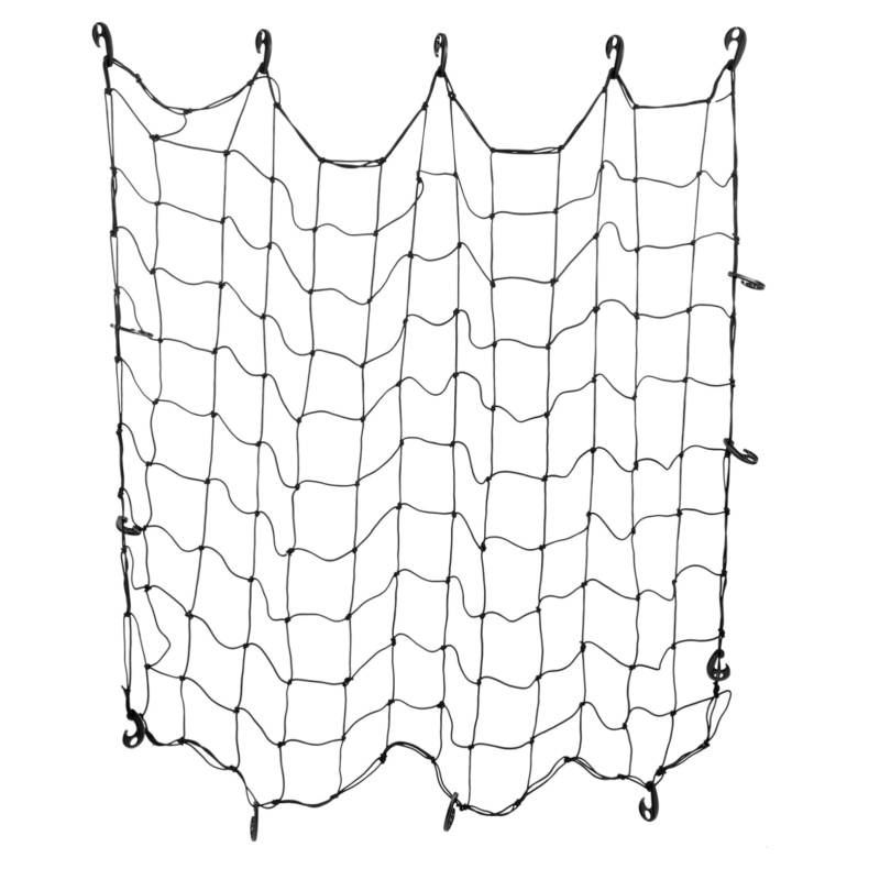 TOPPERFUN Dachgepäcknetz Ladungsnetz Dachgepäckträger Frachtkorb Autodach-ladungsträger Auto Trunk Organizer Dach Frachtträger Auf Dem Dach Auto-deckennetz Autonetz Maschennetz Gummi Black von TOPPERFUN