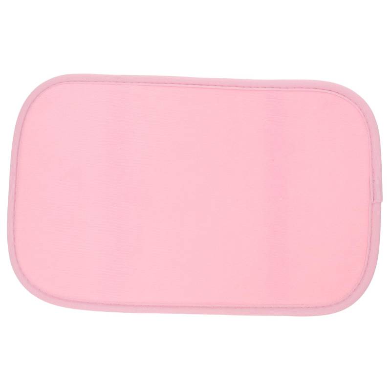 TOPPERFUN Rutschfeste Armlehnenmatte verriegeln Auto Tür Unterlage Schutz car interior accessories kfz zubehör handlauf schützendes Konsolenkissen Mittelkonsolenauflage Flanell Rosa von TOPPERFUN