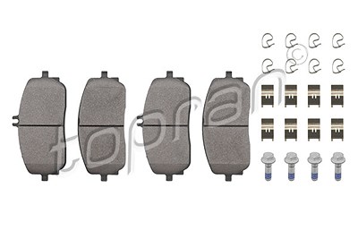Topran Bremsbelagsatz, Scheibenbremse [Hersteller-Nr. 624513] für Mercedes-Benz von TOPRAN