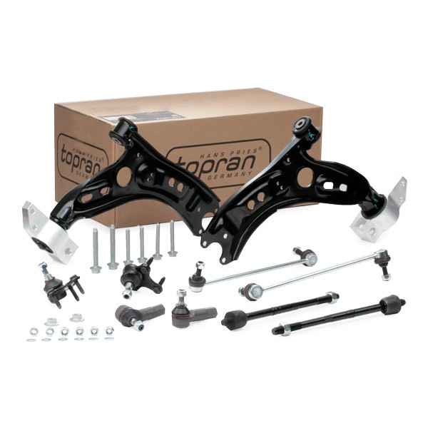 TOPRAN Lenkersatz, Radaufhängung VW,AUDI,SKODA 115 799 1K0498KIT01 von TOPRAN