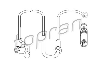 Topran ABS Sensor Vorderachse [Hersteller-Nr. 501233] für BMW von TOPRAN