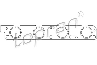 Topran Dichtung, Abgaskrümmer [Hersteller-Nr. 111932] für Audi, Seat, Skoda, VW von TOPRAN