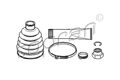Topran Faltenbalgsatz, Antriebswelle [Hersteller-Nr. 301927] für Ford von TOPRAN