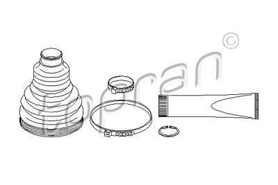 Topran Faltenbalgsatz, Antriebswelle [Hersteller-Nr. 113002] für Audi von TOPRAN