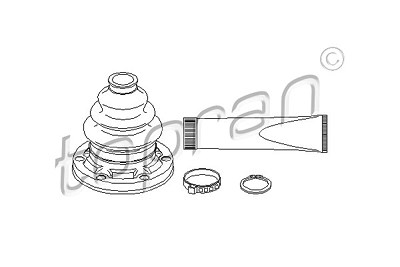 Topran Faltenbalgsatz, Antriebswelle [Hersteller-Nr. 500582] für BMW von TOPRAN