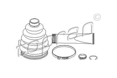 Topran Faltenbalgsatz, Antriebswelle [Hersteller-Nr. 207120] für Opel von TOPRAN