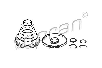 Topran Faltenbalgsatz, Antriebswelle [Hersteller-Nr. 207919] für Opel von TOPRAN