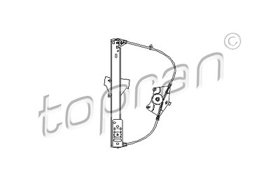 Topran Fensterheber [Hersteller-Nr. 113180] für Audi, Seat von TOPRAN