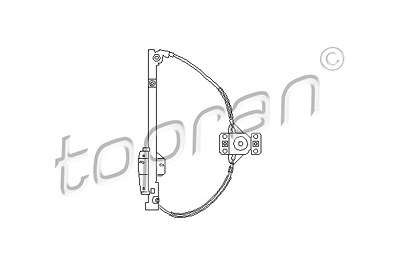 Topran Fensterheber [Hersteller-Nr. 103593] für VW von TOPRAN